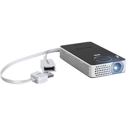 Philips - PicoPix PPX4350W DLP Projector - Black/white - Alternate View 13