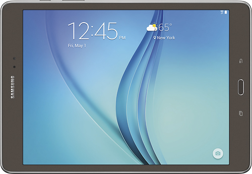 Samsung - Galaxy Tab A - 9.7" - 16GB - Smoky Titanium - Larger Front