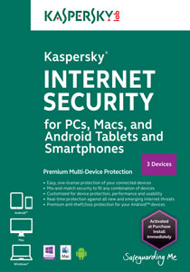 Kaspersky Internet Security  - 3-Device - 6 Months - Android/iOS - Mac/Windows [Download]