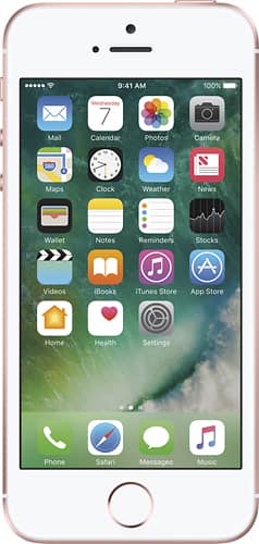 Apple - iPhone SE 16GB - Rose Gold (AT&T) - Larger Front