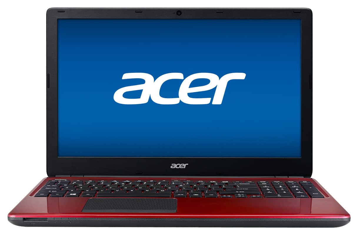Acer - Aspire 15.6" Laptop - Intel Celeron - 4GB Memory - 500GB Hard Drive - Red - Larger Front