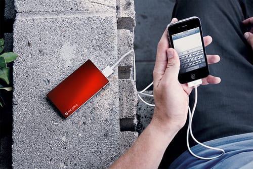 mophie - Juice Pack Powerstation External Battery for Most USB Devices - Red - Alternate View 11
