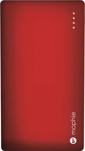 mophie - Juice Pack Powerstation External Battery for Most USB Devices - Red - Alternate View 1
