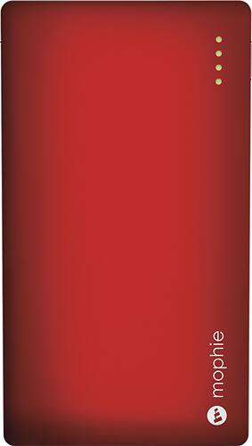 mophie - Juice Pack Powerstation External Battery for Most USB Devices - Red - Alternate View 1