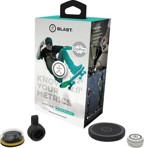 Blast Motion - Blast Action Replay Motion Sensor - Black - Larger Front