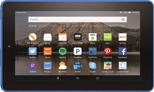 Amazon - Fire - 7" - Tablet - 8GB - Blue - Larger Front