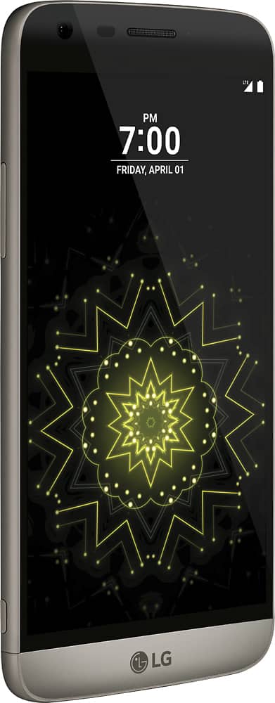 LG - G5 with 32GB Memory Cell Phone - Titan (Verizon Wireless) - Angle Zoom