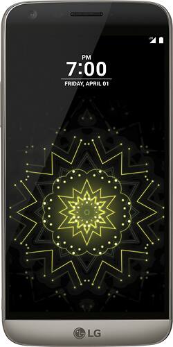 LG - G5 with 32GB Memory Cell Phone - Titanium (Verizon Wireless) - Larger Front