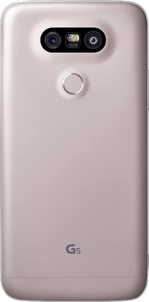 LG - G5 4G LTE with 32GB Memory Cell Phone - Pink (Sprint) - Back Zoom