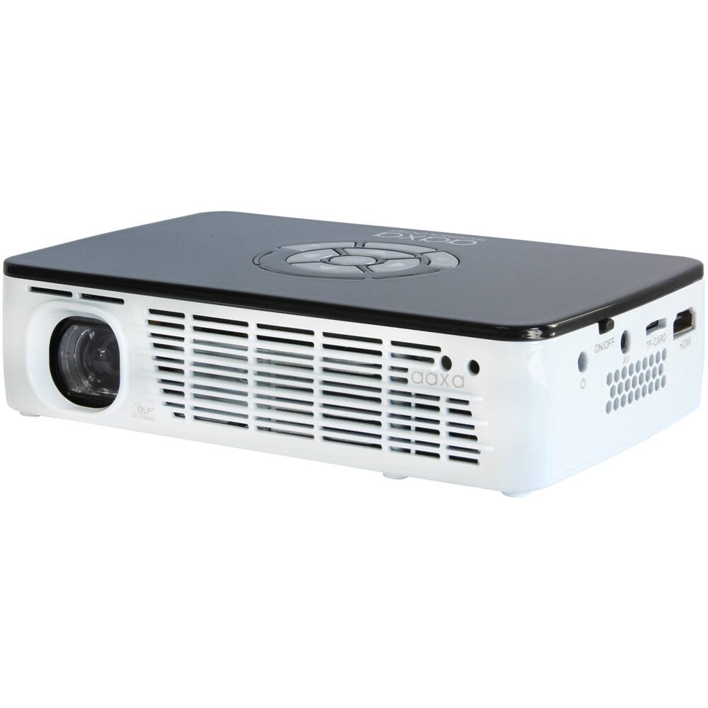 AAXA - Refurbished P300 Pico WXGA DLP Projector - Black/White - AlternateView11 Zoom
