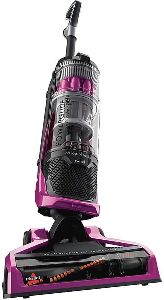 BISSELL - PowerGlide Bagless Pet Upright Vacuum - LaBomba Pink/Black/Sparkle Silver - AlternateView1 Zoom