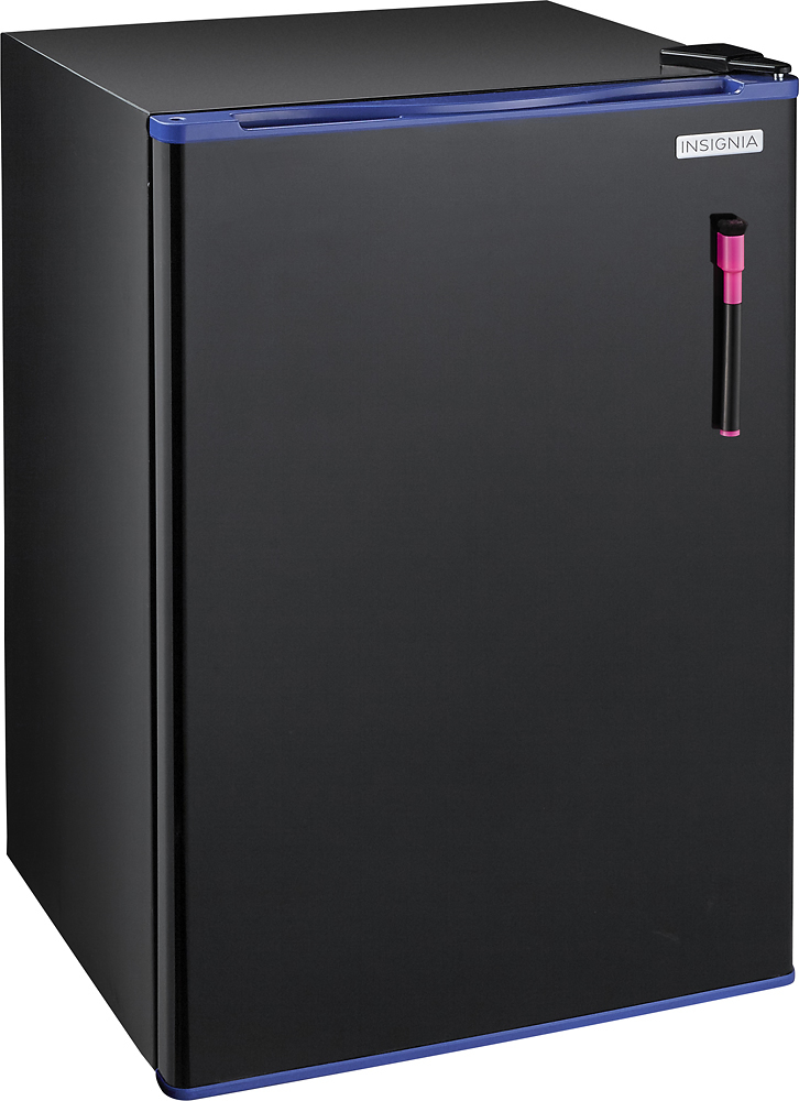 Insignia™ - 2.6 Cu. Ft. Refrigerator - Blue - Angle Zoom