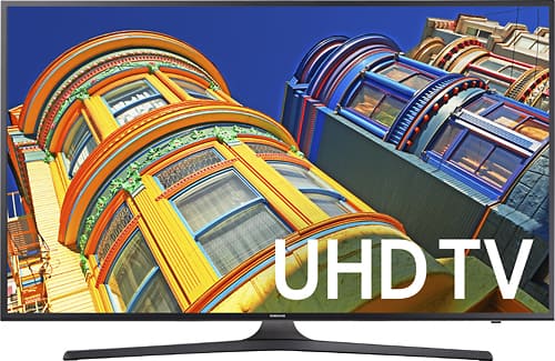 Samsung - 40" Class (40" Diag.) - LED - 2160p - Smart - 4K Ultra HD TV - Black - Larger Front