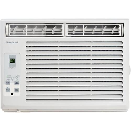 Frigidaire - 5,000 BTU Window Air Conditioner - White - Larger Front