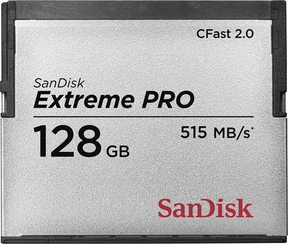 SanDisk - Extreme Pro 128GB CFast 2.0 Card Memory Card - Front Zoom