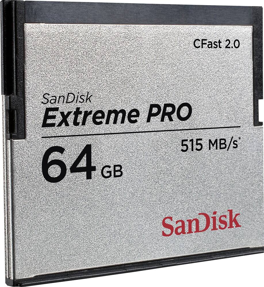 SanDisk - Extreme Pro 64GB CFast 2.0 Card Memory Card - AlternateView12 Zoom