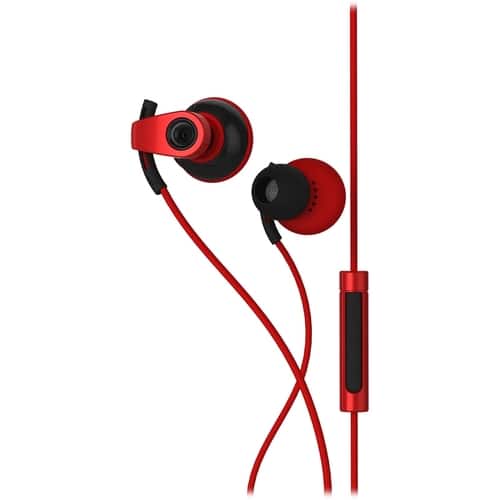 BlueAnt - PUMP BOOST In-Ear Headphones - Red - Larger Front