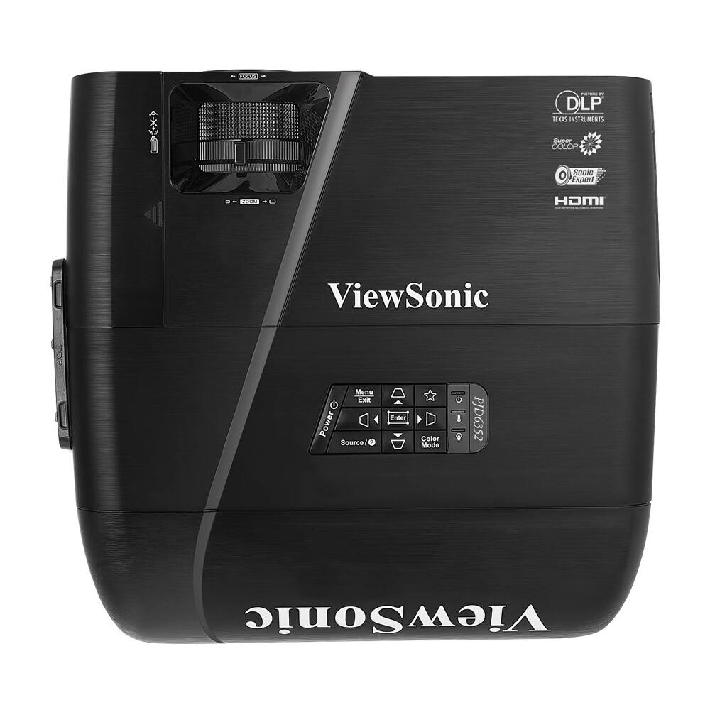 Best Buy ViewSonic LightStream PJD6352 XGA DLP Projector Black PJD6352