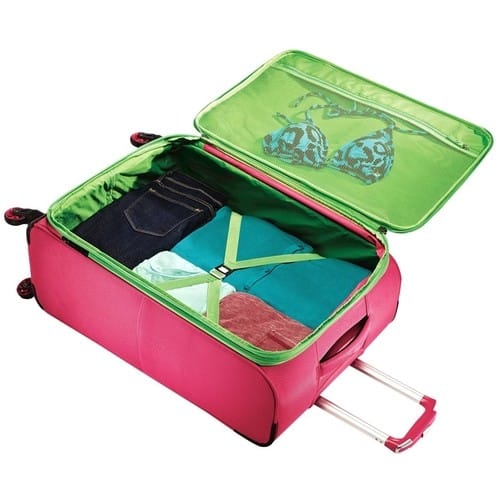 American Tourister - Skylite 28" Spinner - Lime; Raspberry - Larger Front