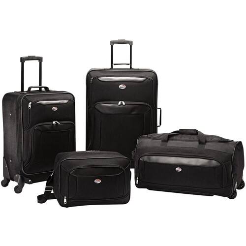 American Tourister - Brookfield Luggage Set - Black - Larger Front