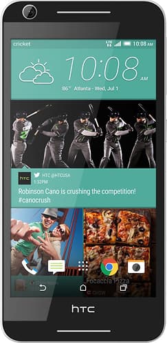 Cricket Wireless - HTC Desire 625 4G LTE with 8GB Memory Prepaid Cell Phone - Gray - Larger Front