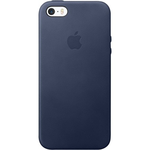 Apple - Back Cover for iPhone 5, 5s and SE - Midnight blue - Larger Front