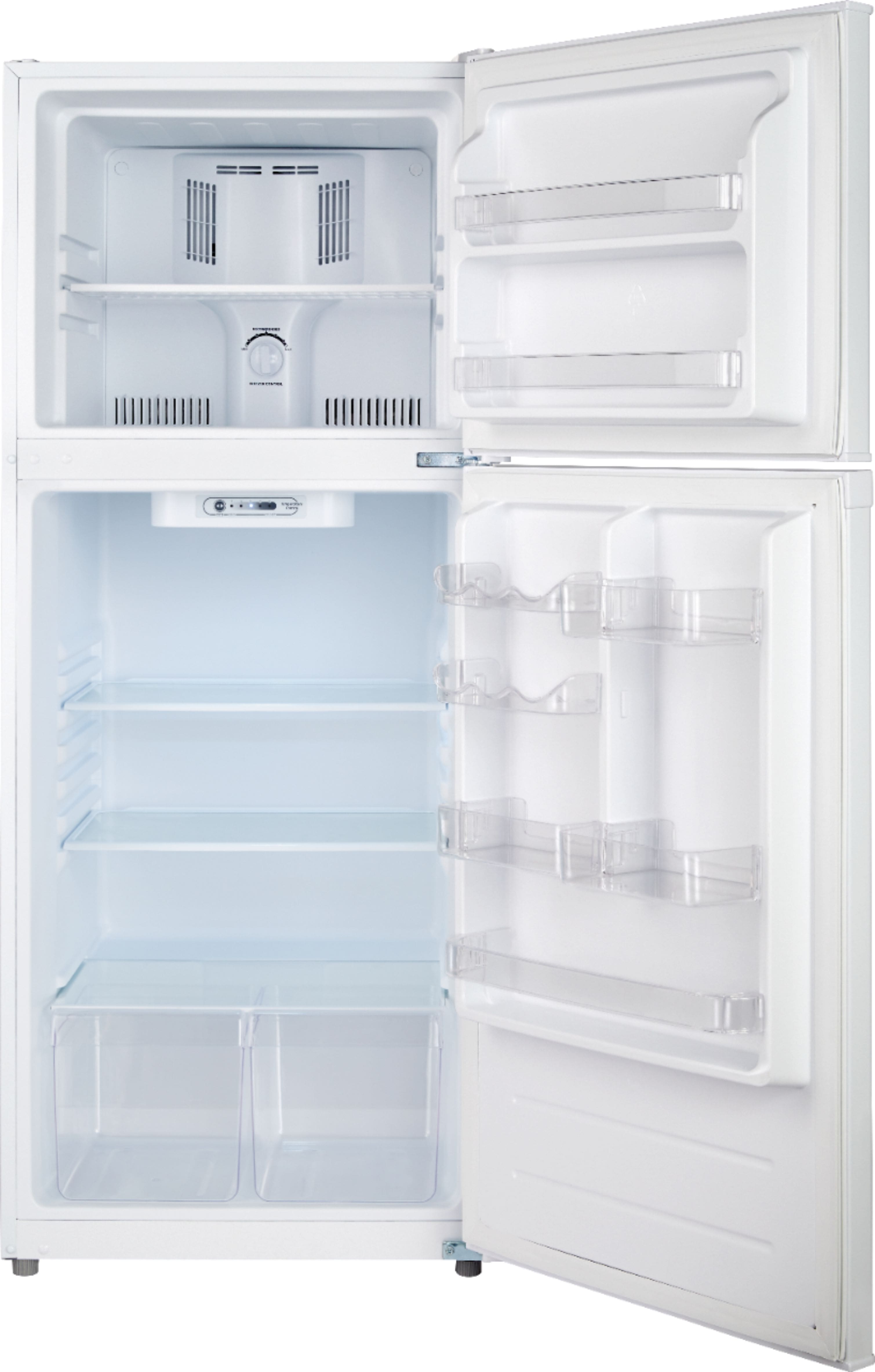 Insignia™ - 9.9 Cu. Ft. Top-Freezer Refrigerator - White - AlternateView12 Zoom