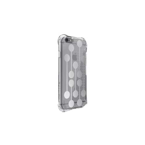 Ballistic - Jewel Mirage Back Cover for Apple iPhone 6 and 6s - Silver retro - Larger Front