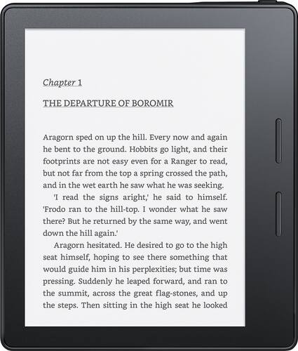 Amazon - Kindle Oasis - Black - Larger Front