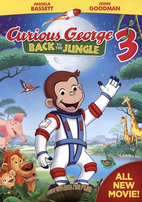 Curious George 3: Back to the Jungle (DVD) (Enhanced Widescreen for 16x9 TV) (English/French/Spanish) 2015 - Larger Front