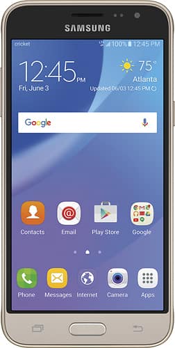 Cricket Wireless - Samsung Galaxy Sol 4G with 8GB Memory Prepaid Cell Phone - Larger Front