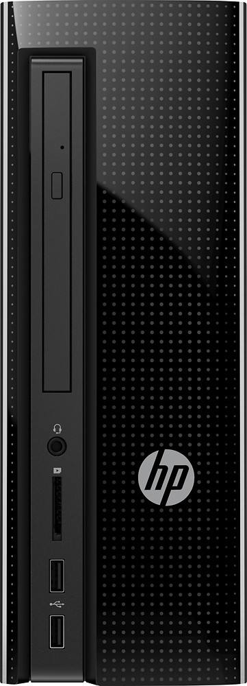 HP V8P15AA Desktop with AMD Quad Core A6-Series / 6GB / 1TB / Win 10 (Black) - Manufacturer Refurbished