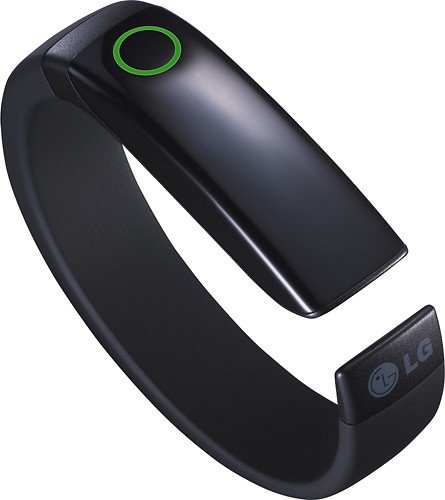 LG - Lifeband Touch Activity Tracker (Medium) - Black - Alternate View 4