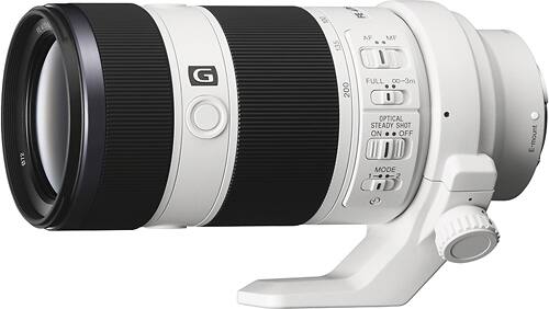 Sony - 70-200mm f/4 G E-Mount Telephoto Zoom Lens - White - Alternate View 12