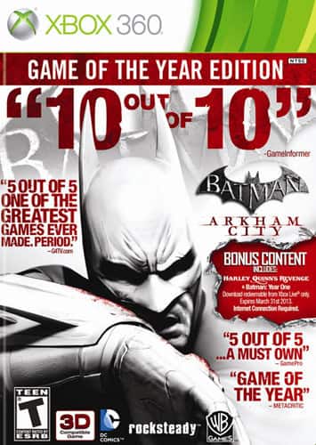 Batman: Arkham City - Game of the Year Edition - Xbox 360 - Larger Front