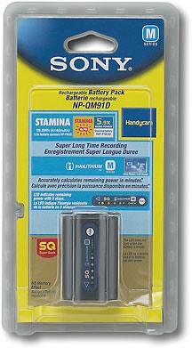 Best Buy Sony Infolithium M Series Camcorder Battery Pack Np Qm D