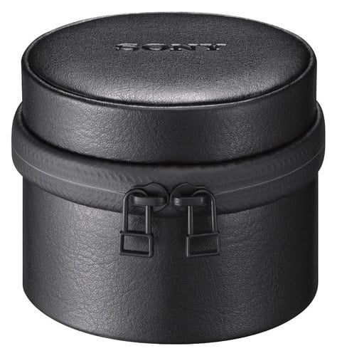 Sony LCSBBM/B Zippered Lens Case for Digital Photo Camera Lens - Black for Free