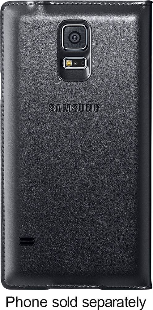 Samsung - S-View Flip Cover for Samsung Galaxy S 5 Cell Phones - Black - AlternateView1 Zoom