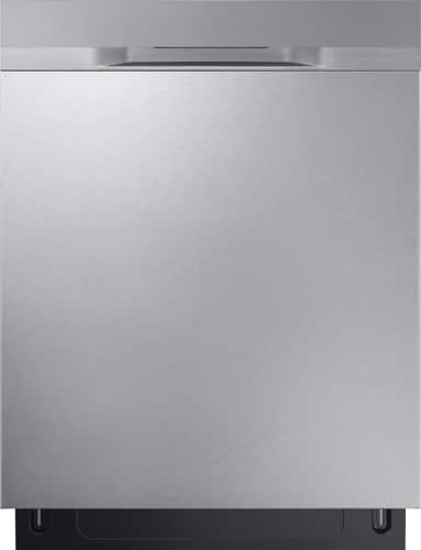 Samsung - StormWash 24" Top Control Built-In Dishwasher - Stainless Steel - Larger Front