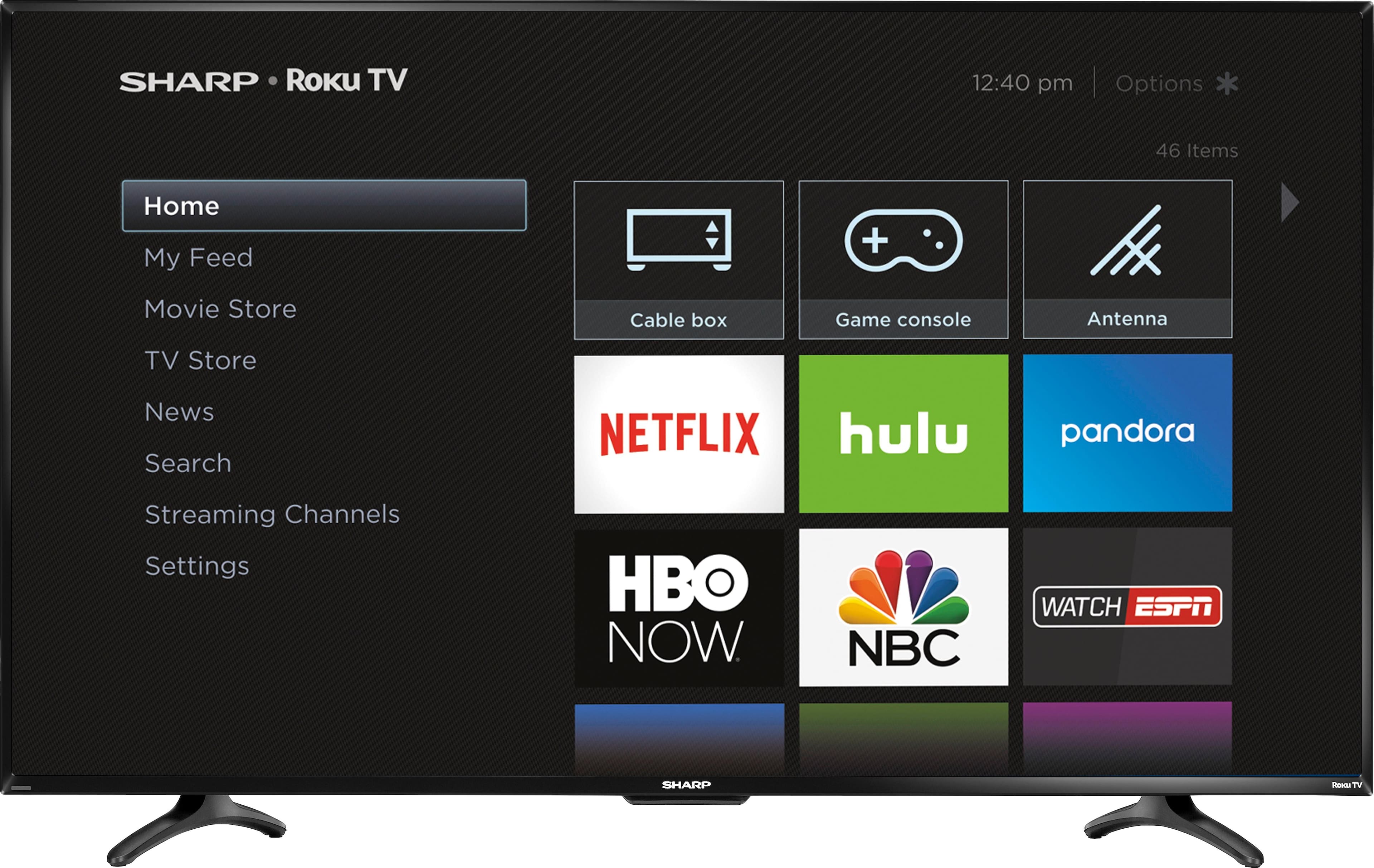 sharp roku smart led 43 1080p class hdtv deals box samsung screen lc lg television friday diag toshiba bestbuy support
