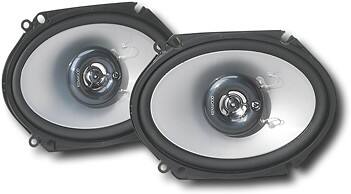 Best Buy Kenwood 6 X 8 3 Way Car Speakers With Polypropylene Cone