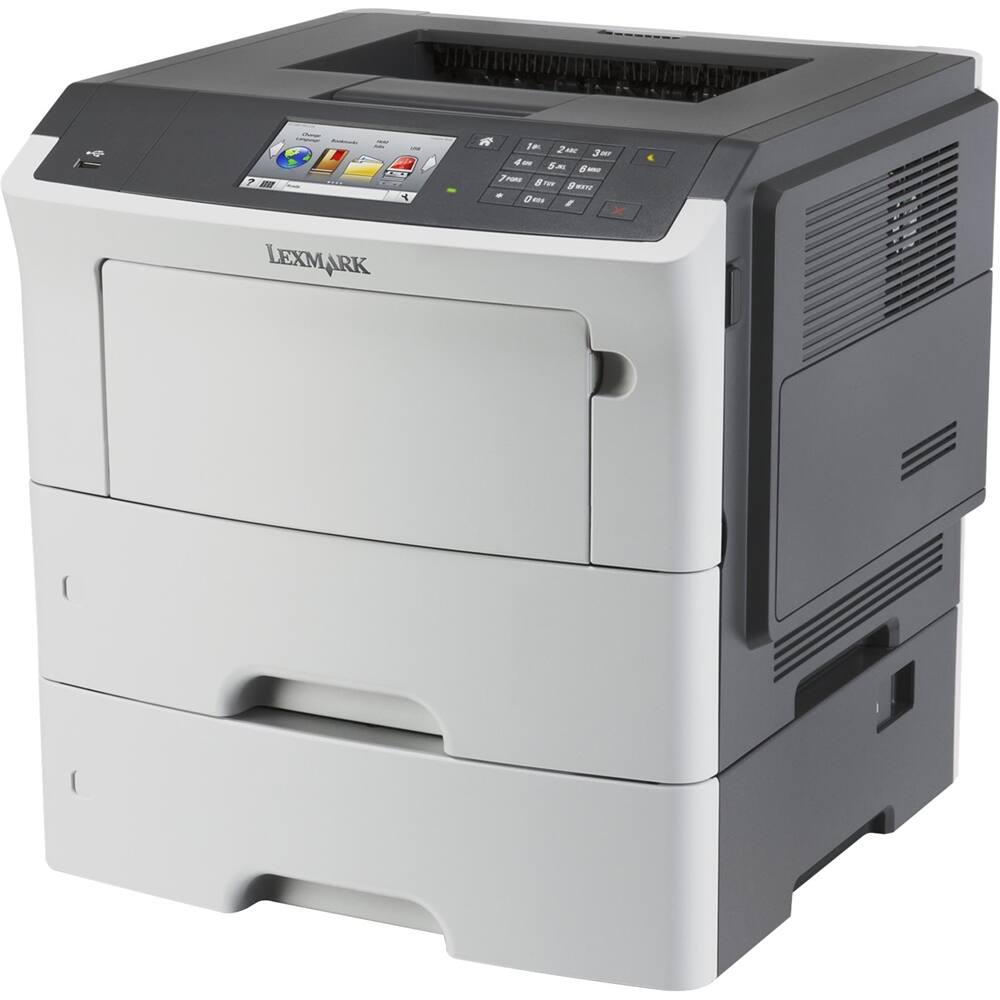 Best Buy Lexmark Ms Dte Black And White Laser Printer White S