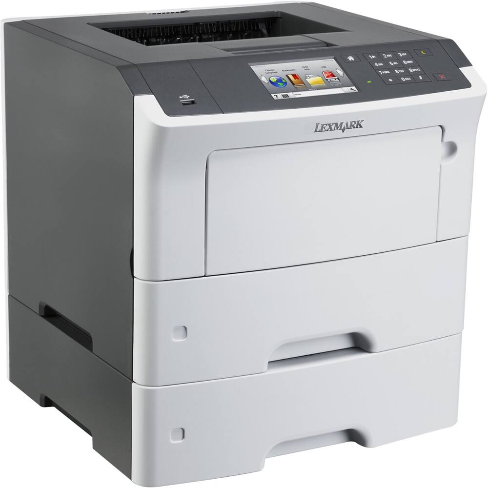 Best Buy Lexmark Ms Dte Black And White Laser Printer White S