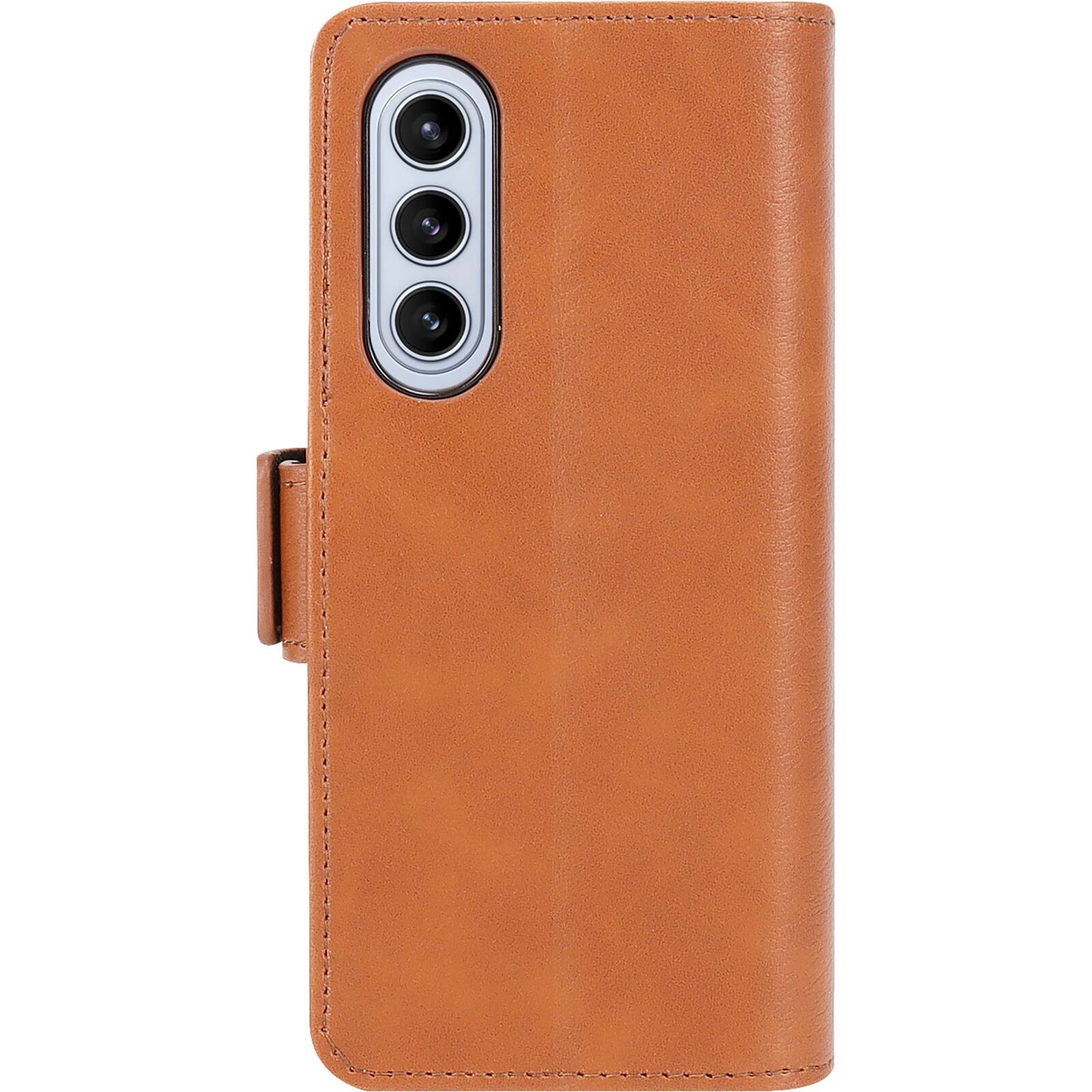 Saharacase Leather Folio Wallet Case For Samsung Galaxy Z Fold Brown