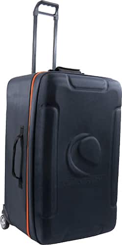 Celestron - NexStar Rolling Carrying Case for Celestron NexStar 8 Telescopes - Black - Angle