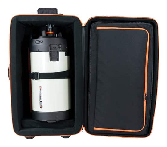 Celestron - NexStar Rolling Carrying Case for Celestron NexStar 8 Telescopes - Black - Alternate View 12