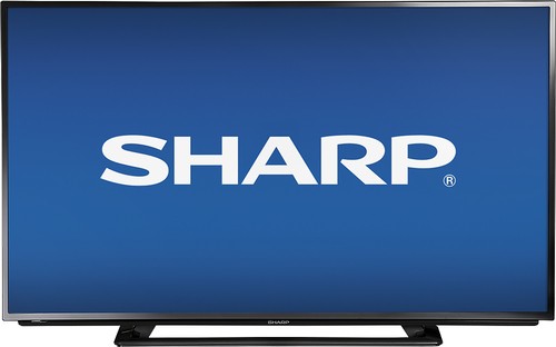 Sharp - 42" Class (42" Diag.) - LED - 1080p - HDTV - Black - Larger Front
