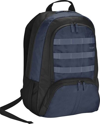 Targus - C4 Backpack Laptop Case - Blue/Black - Angle
