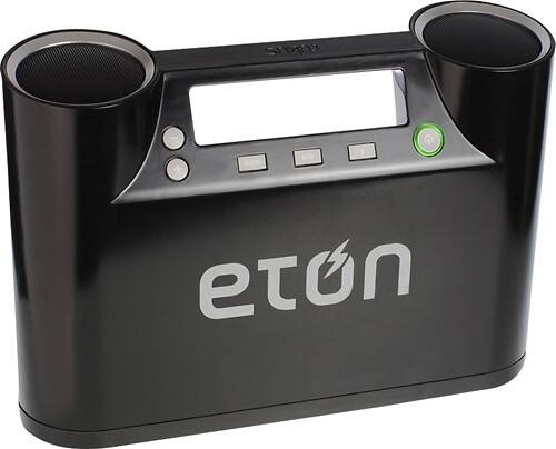 Eton - Rukus Portable Bluetooth Sound System - Black - Angle