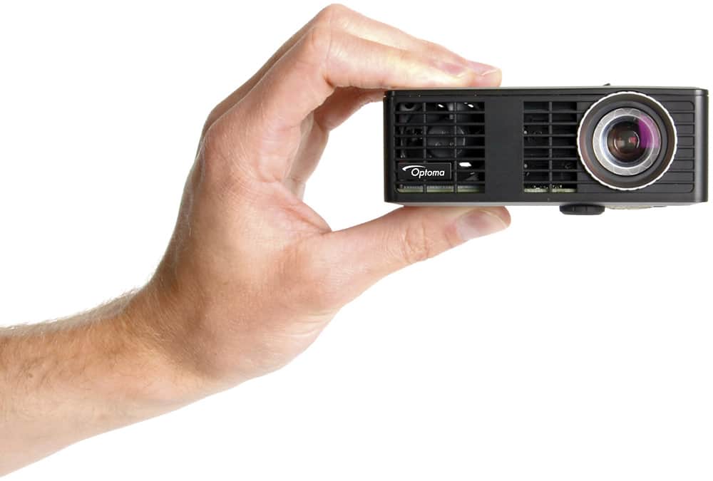 Optoma - Mobile WXGA DLP Projector - Black - AlternateView11 Zoom